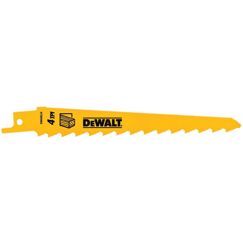DeWalt DW4801 6IN 4TPI TAPER BK BLD-5PK