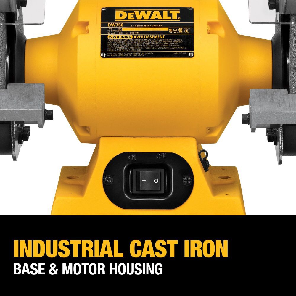 DeWalt DW756 6IN BENCH GRINDER