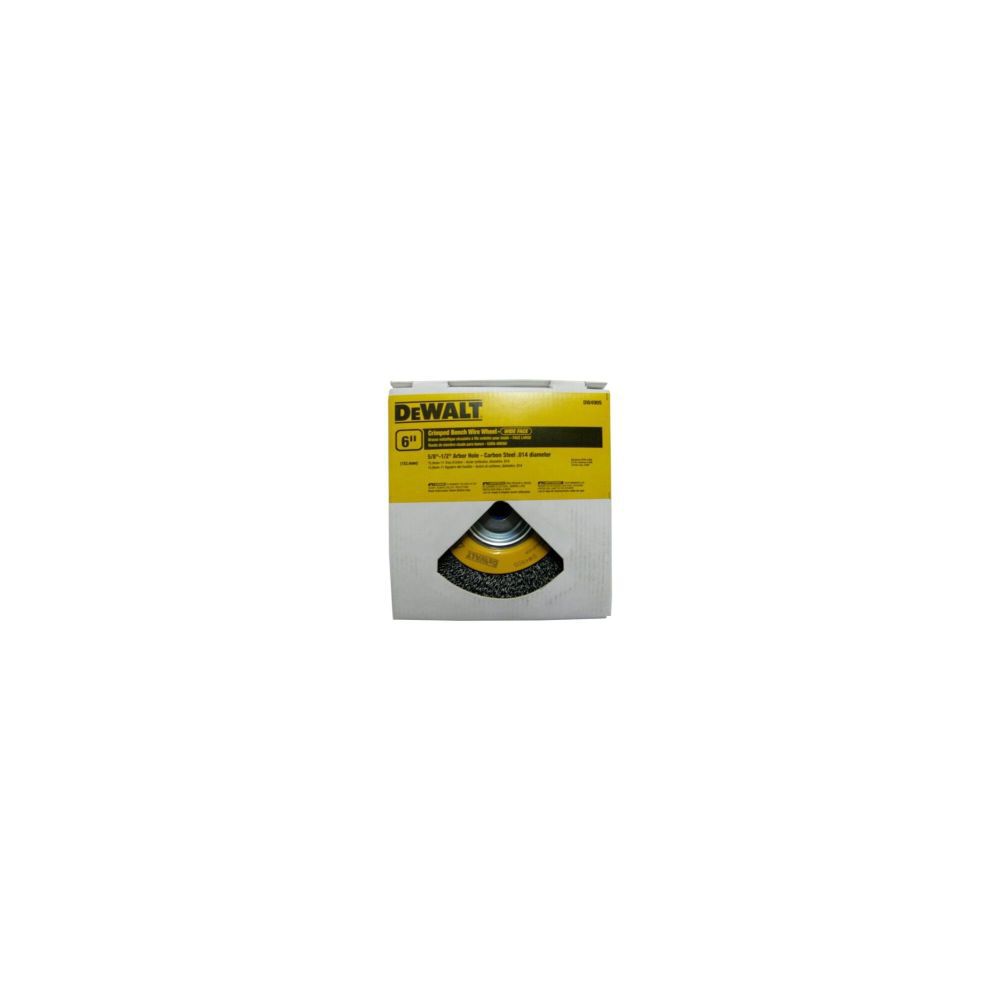 DeWalt DW4905 6INCRIMP BENCH WIRE WHL5/8-1/2 ARBORWID