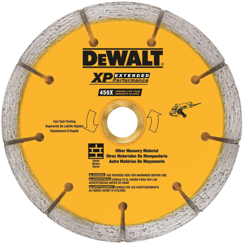 DeWalt DW4739S 6 X .250 SANDWICH TUCK POINT BLADE