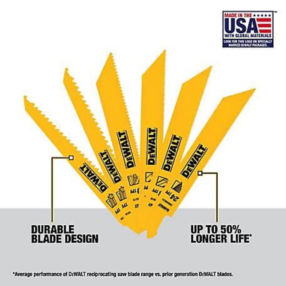 DeWalt DW4856 6 PC METAL/WDCUTTING SET