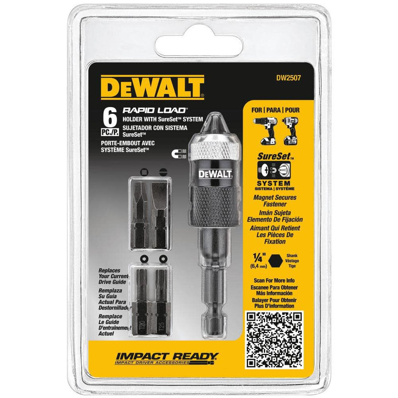 DeWalt DW2507 6PC COMPACT RAPID LOAD SET