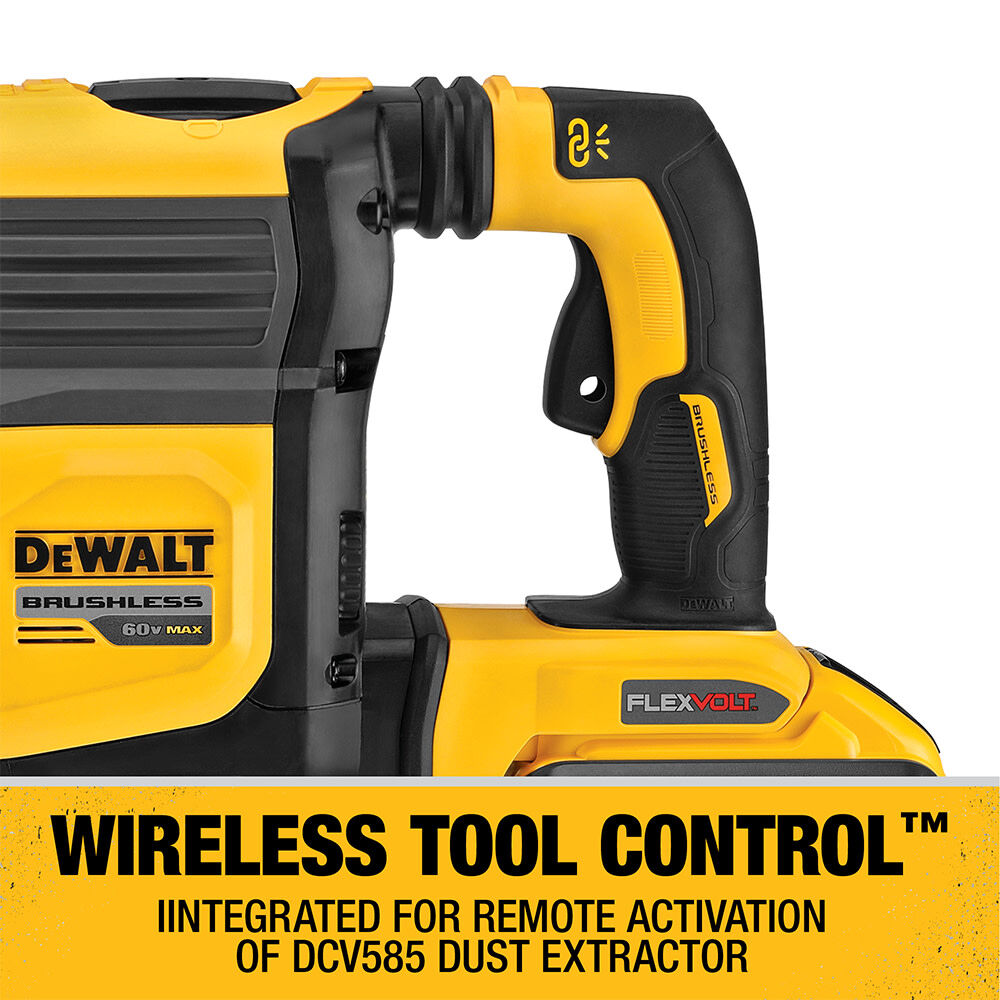DeWalt DCH614X2 60V 1-3/4 SDS MAX COMB HAMMER W/E-CLUTCH