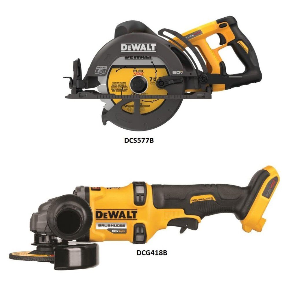 DeWalt DCG418B 60V 4.5IN-6IN SAG NO LOCK BARE