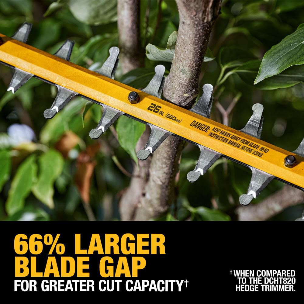 DeWalt DCHT870T1 DW 60V HEDGE TRIMMER W/2AH BATTERY