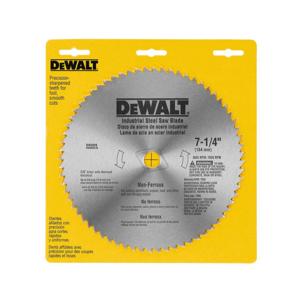 DeWalt DW3329 7-1/4 NON-FERROUS SAW BLD
