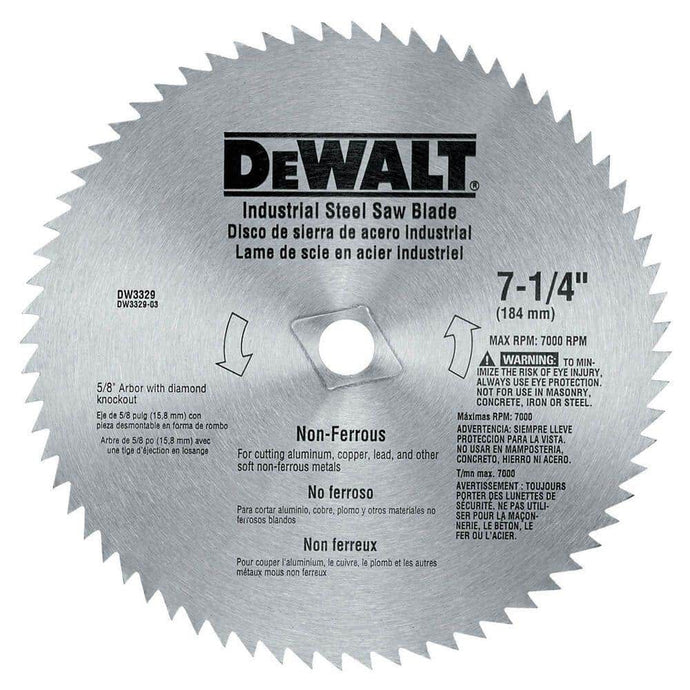 DeWalt DW3329 7-1/4 NON-FERROUS SAW BLD
