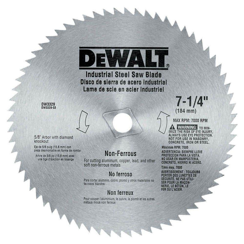 DeWalt DW3329 7-1/4 NON-FERROUS SAW BLD