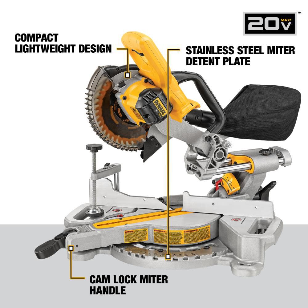 DeWalt DCS361B 20V MAX MITER SAW (BARE)