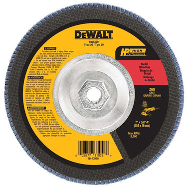 DeWalt DW8329 7 X 5/8-11 60G T29 HP FLAP