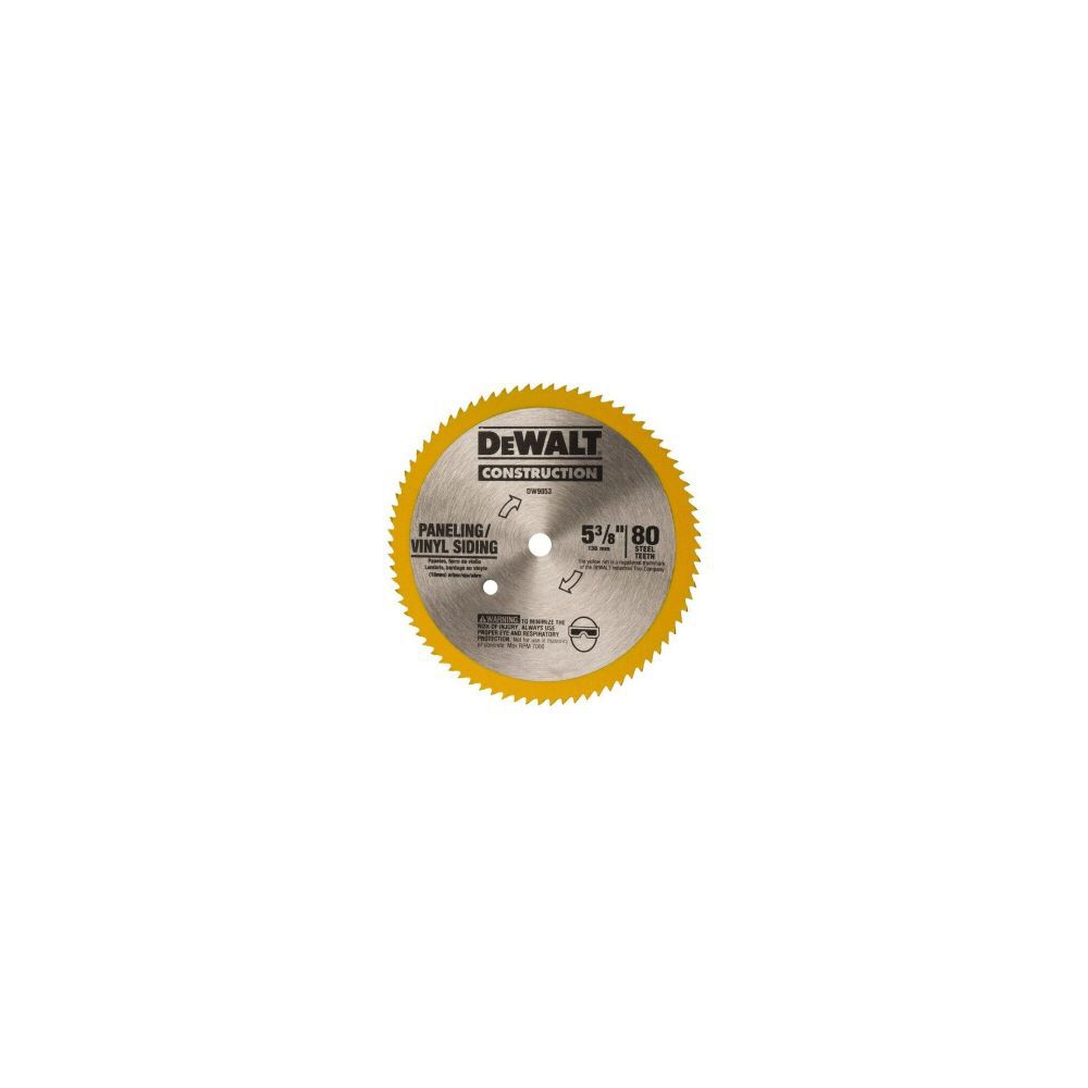 DeWalt DW9053 5-3/8 80T STEEL BLADE