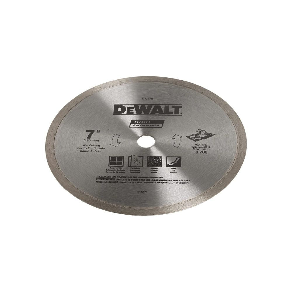 DeWalt DW4791 7IN TILE BLADE