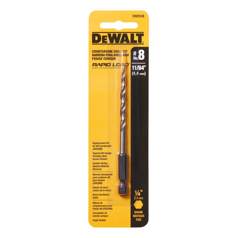 DeWalt DW2538 NO8 COUNTERSINK REPL BIT