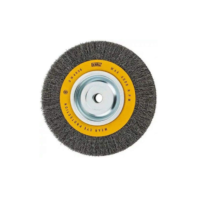 DeWalt DW4906 8INCRMP BCH WIRE WHL 5/8ARBORMD FACE.014