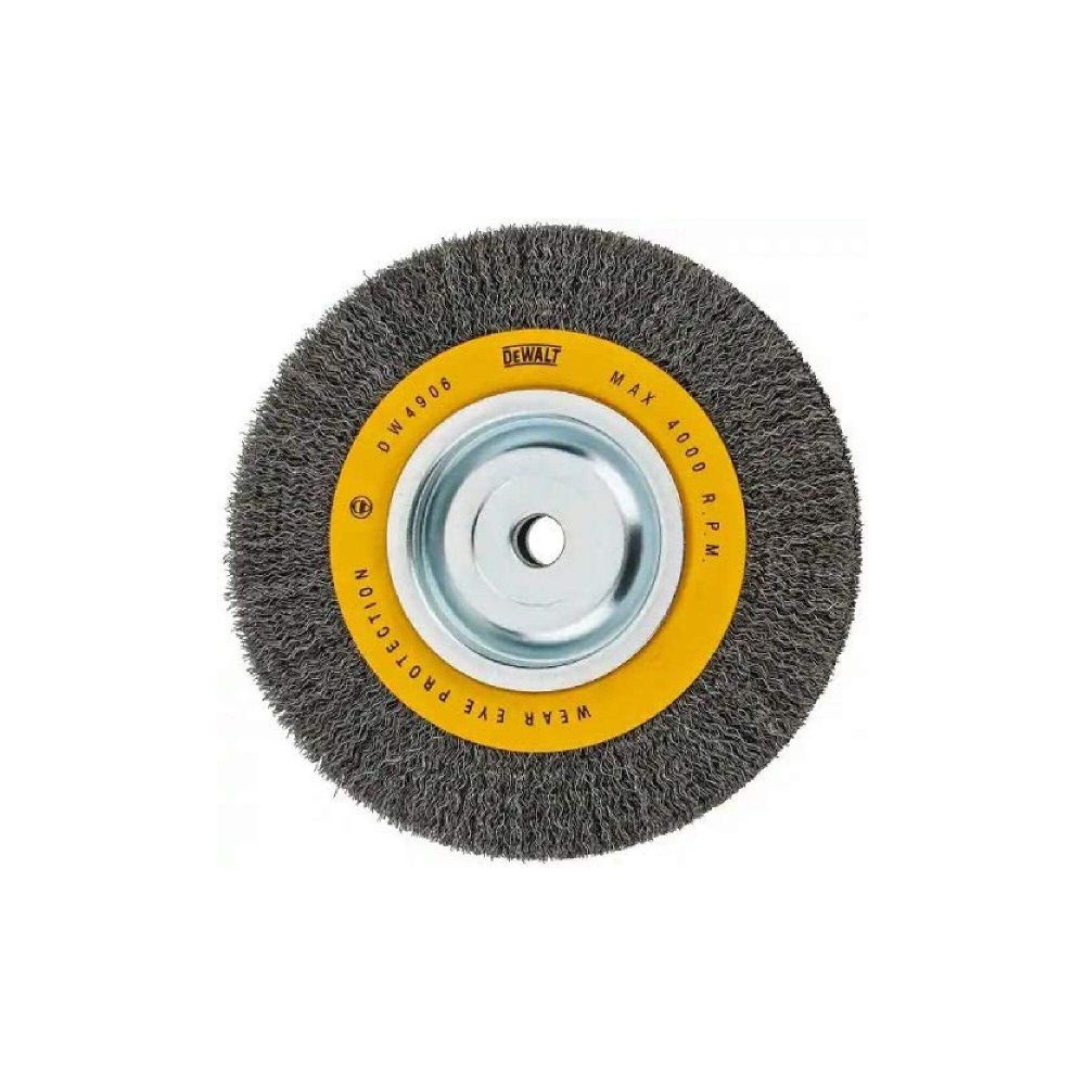 DeWalt DW4906 8INCRMP BCH WIRE WHL 5/8ARBORMD FACE.014