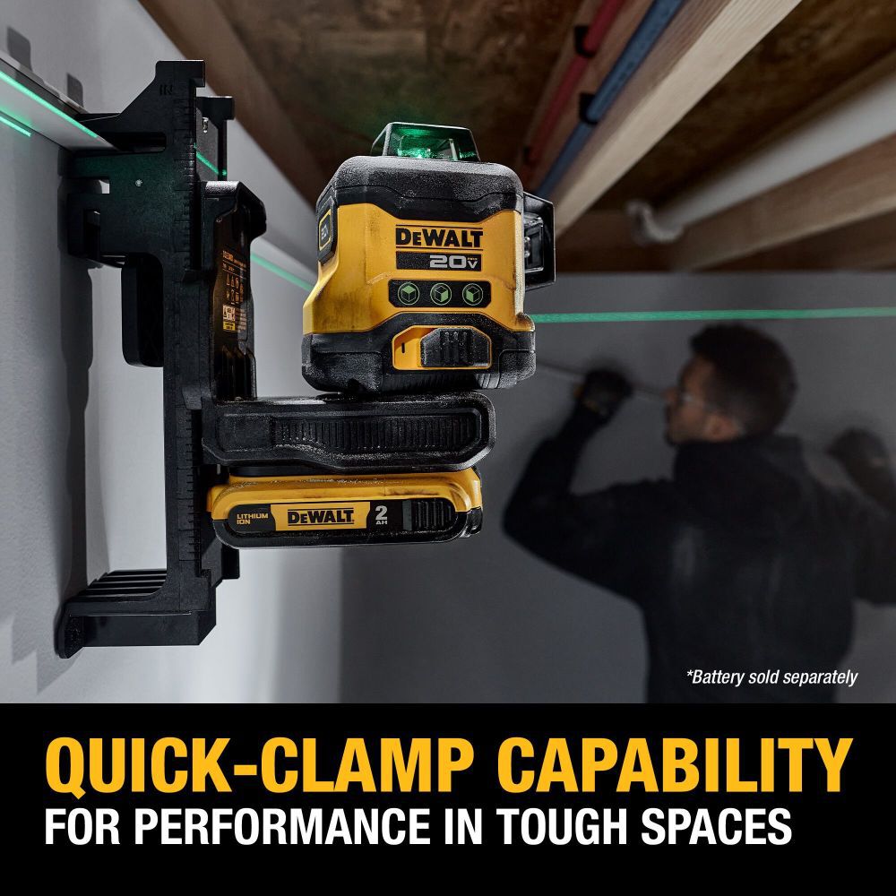 DeWalt DCLE34031B DEWALT 20V 3X360 GREEN LASER BARE