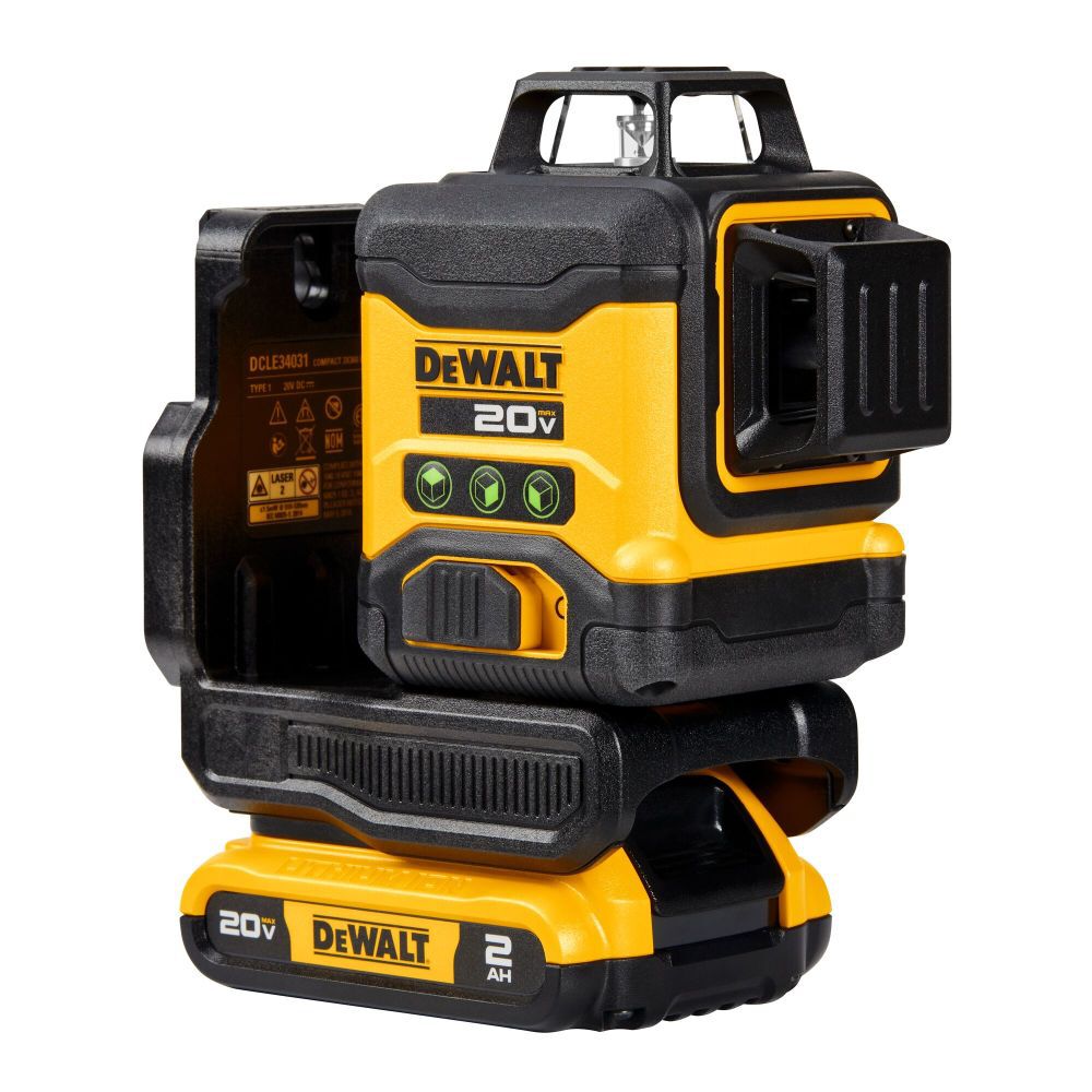 DeWalt DCLE34031D1 DEWALT 20V 3X360 GREEN LASER KIT