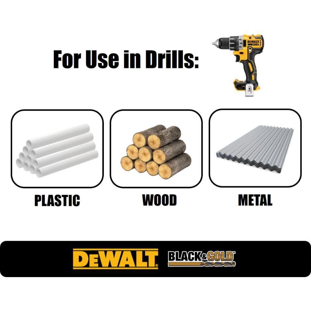 DeWalt DWA1181 21PC Black&Gold set STC