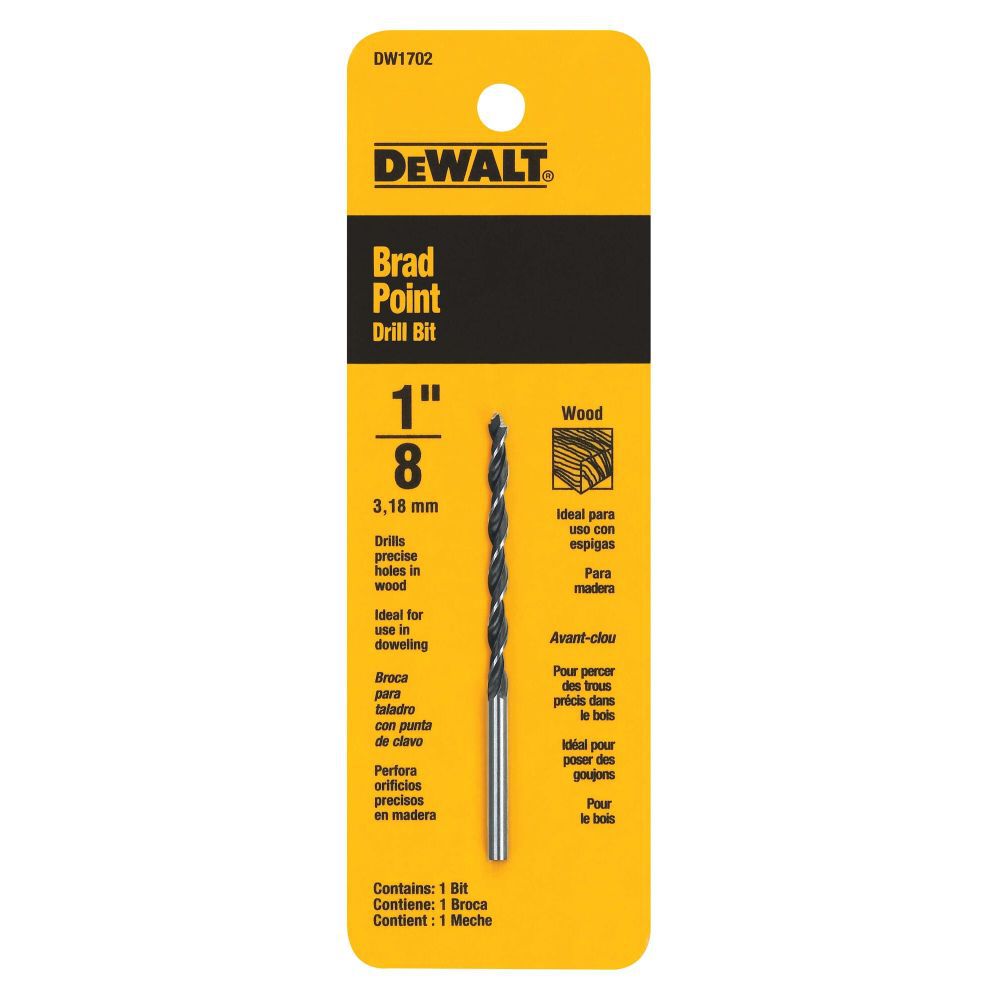 DeWalt DW1702 1/8 BRAD POINT