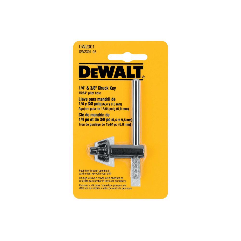 DeWalt DW2301 3/8 CHUCK KEY