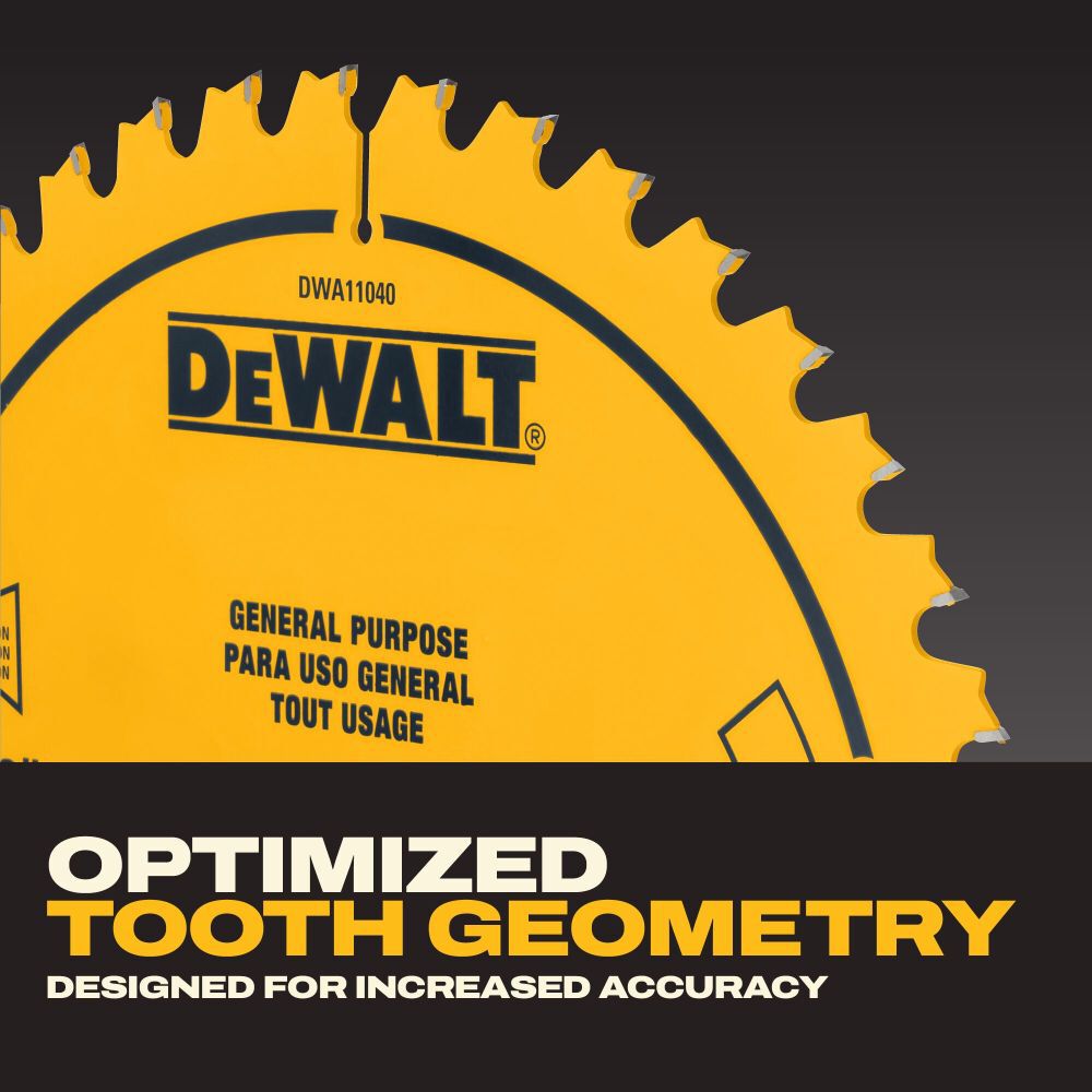 DeWalt DWA11040 DEWALT 10 IN 40T SAW BLADE