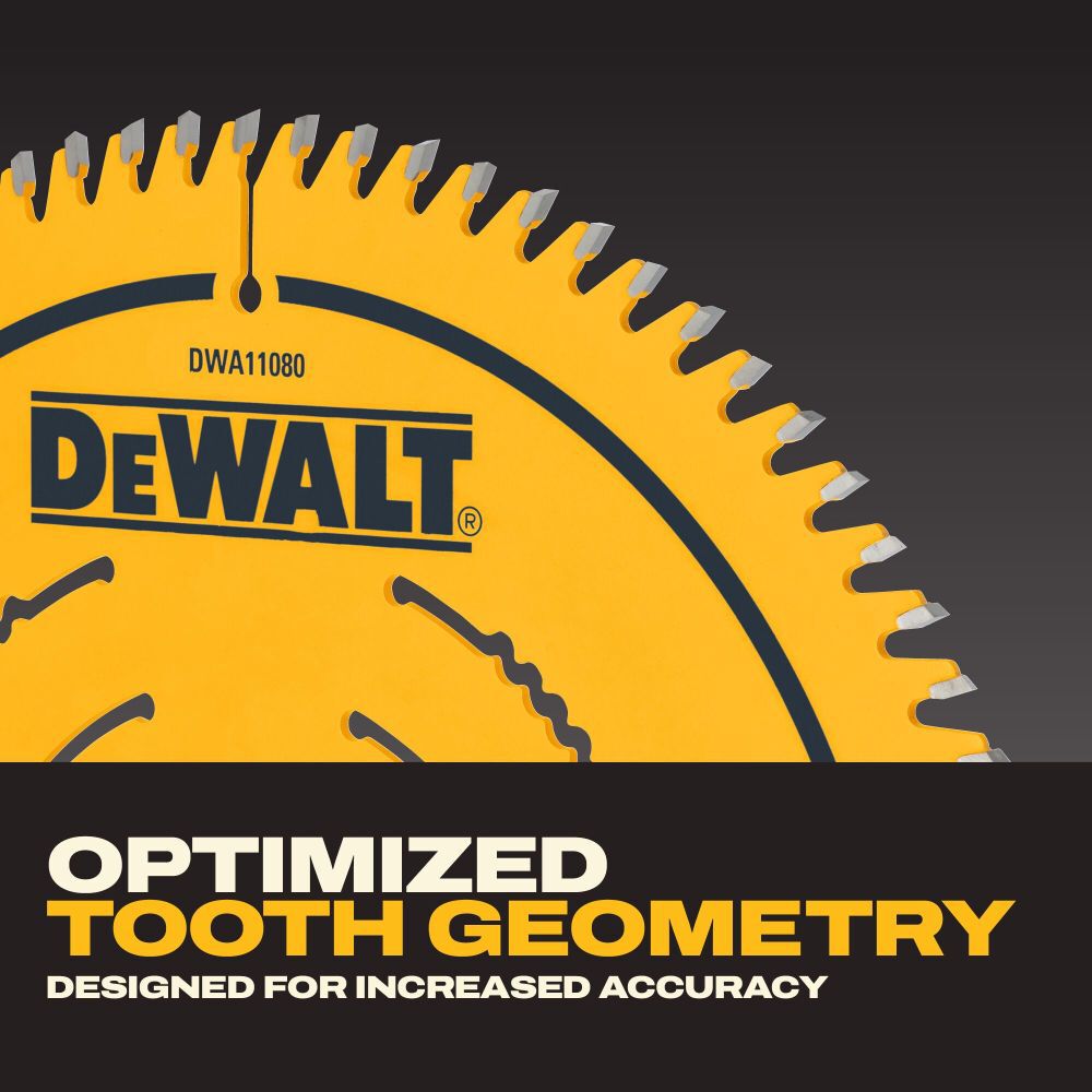 DeWalt DWA11080 DEWALT 10 IN 80T SAW BLADE