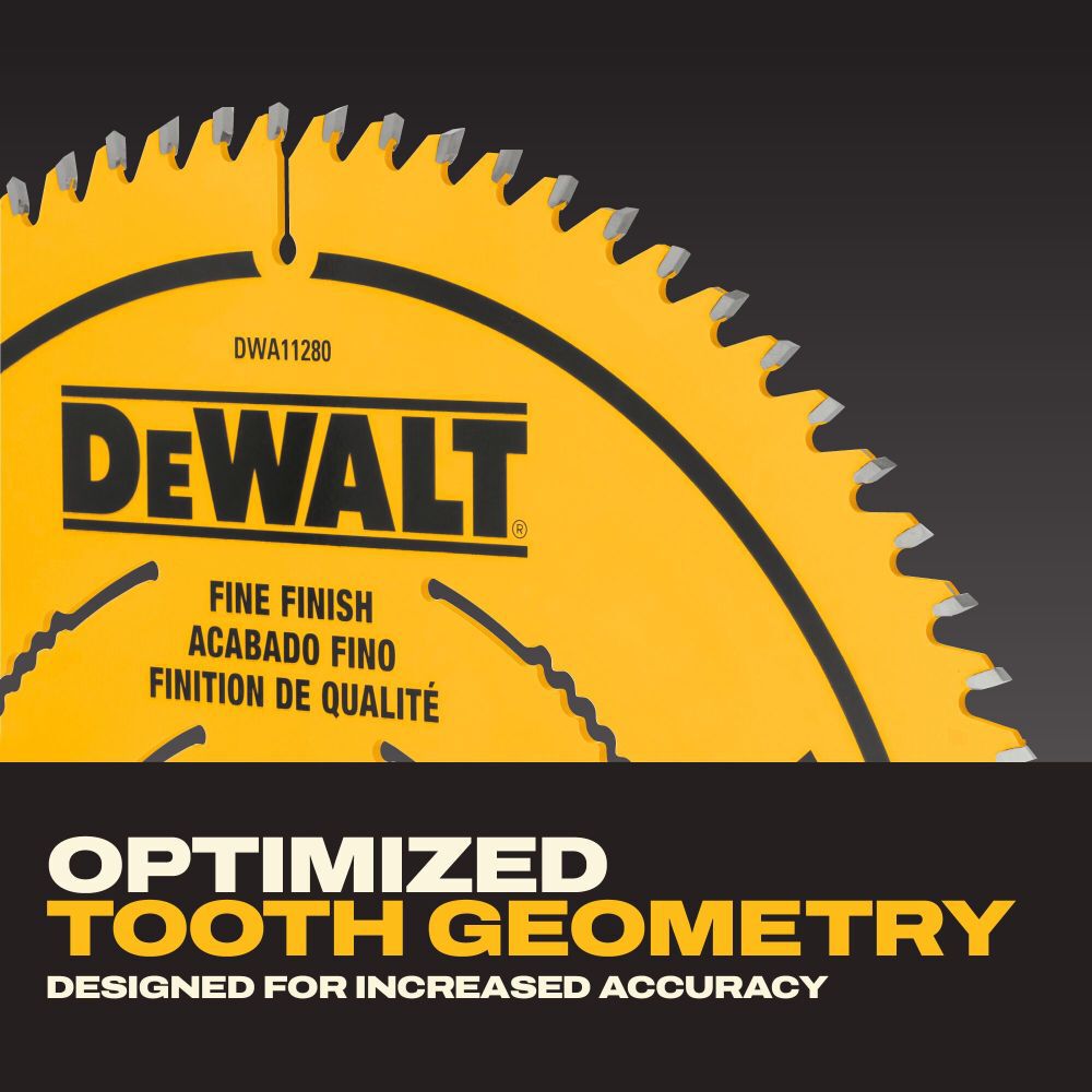 DeWalt DWA11280 DEWALT 12 IN 80T SAW BLADE