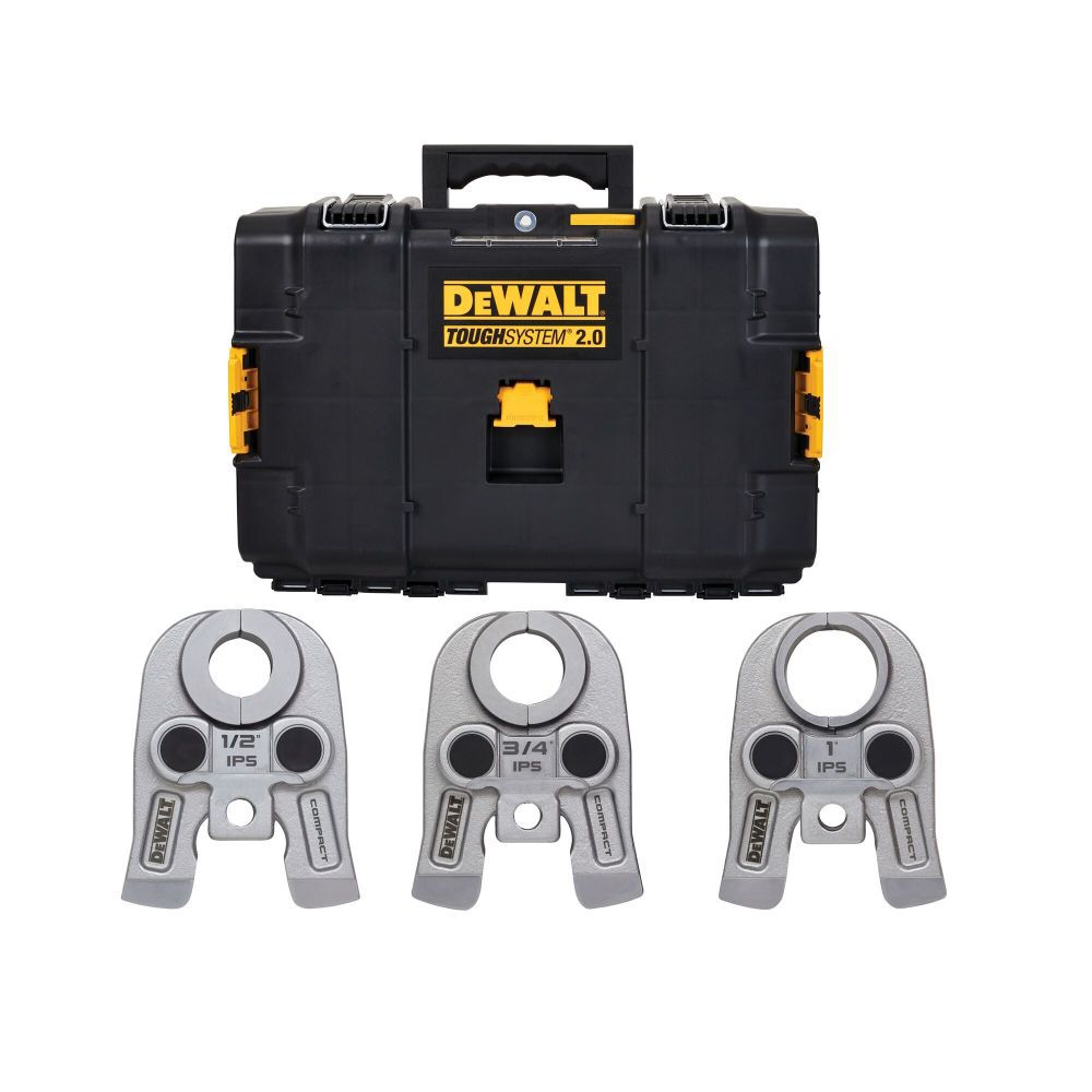 DeWalt DCE212K COMPACT 1/2IN-1IN IPS PRESS JAWS KIT