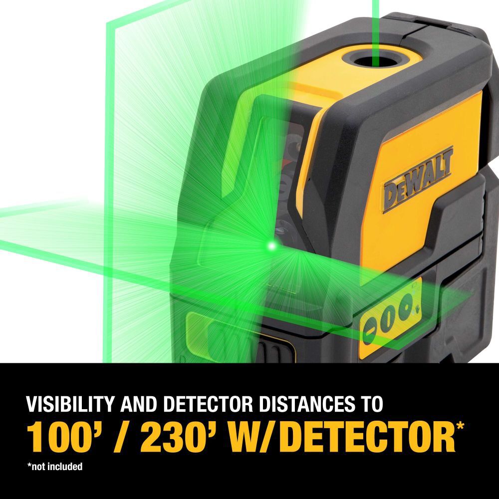 DeWalt DW0822CG CROSS LINE AND PLUMB SPOTS LASER