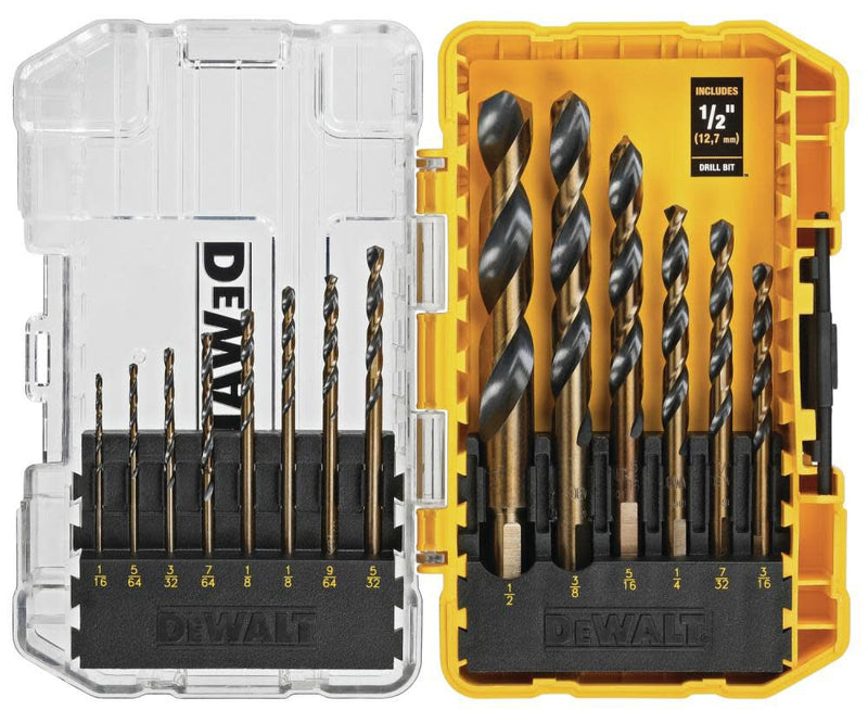 DeWalt DWA1184 14PC Black&Gold set STC W/ 1/2 IN BIT
