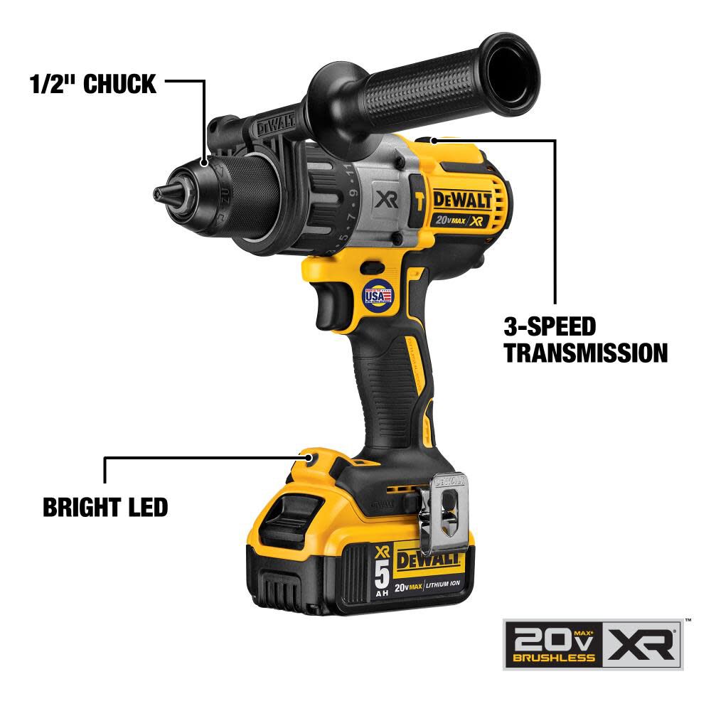 DeWalt DCK299P2 20V MAX XR PREM HD & IMPACT COMBO