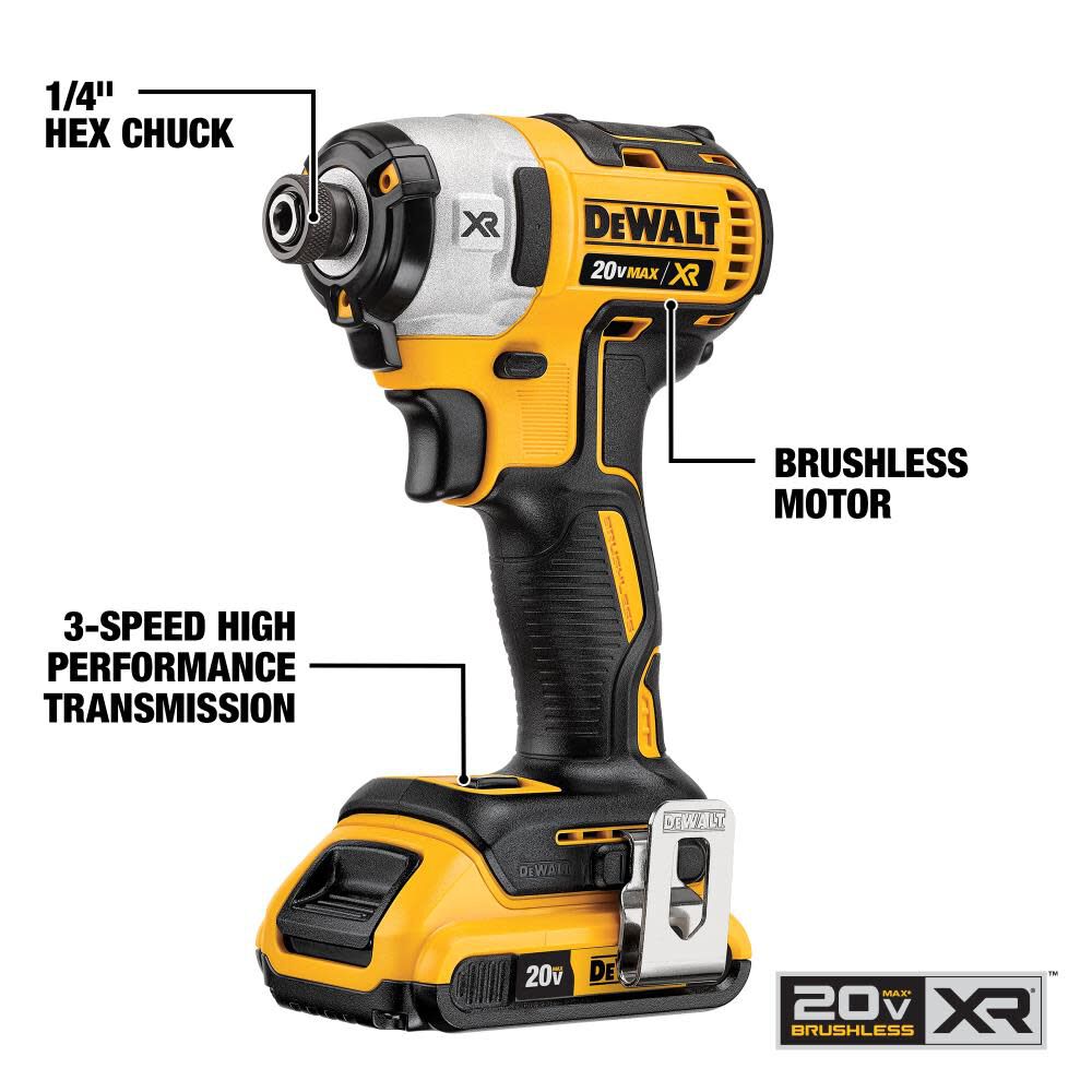 DeWalt DCK299P2 20V MAX XR PREM HD & IMPACT COMBO