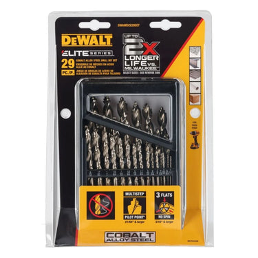 DEWALT ELITE COBALT 29PC SET [DWAMDCE29SET]