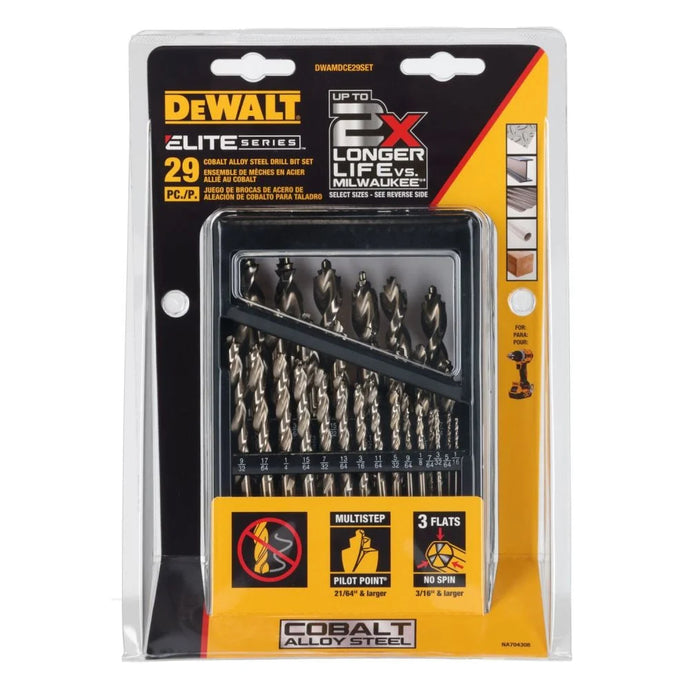 DEWALT ELITE COBALT 29PC SET [DWAMDCE29SET]