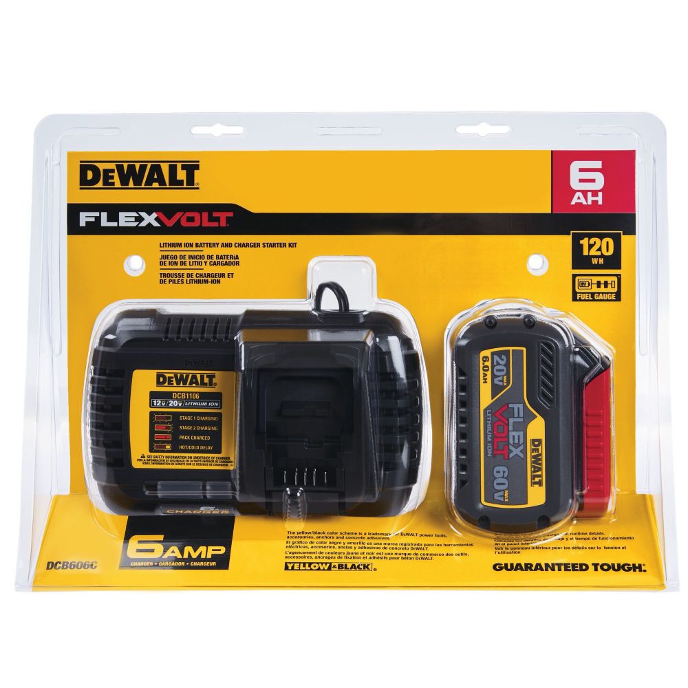 DeWalt DCB606C FLEXVOLT BATTERY WITH CHARGER