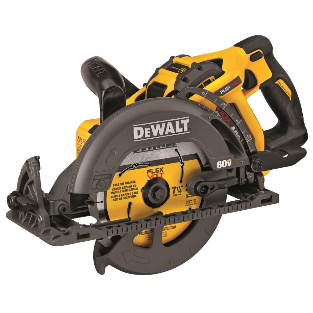 DeWalt DCS577X1 60V 7-1/4IN WORM DRIVE STYLE SAW KIT 9AH