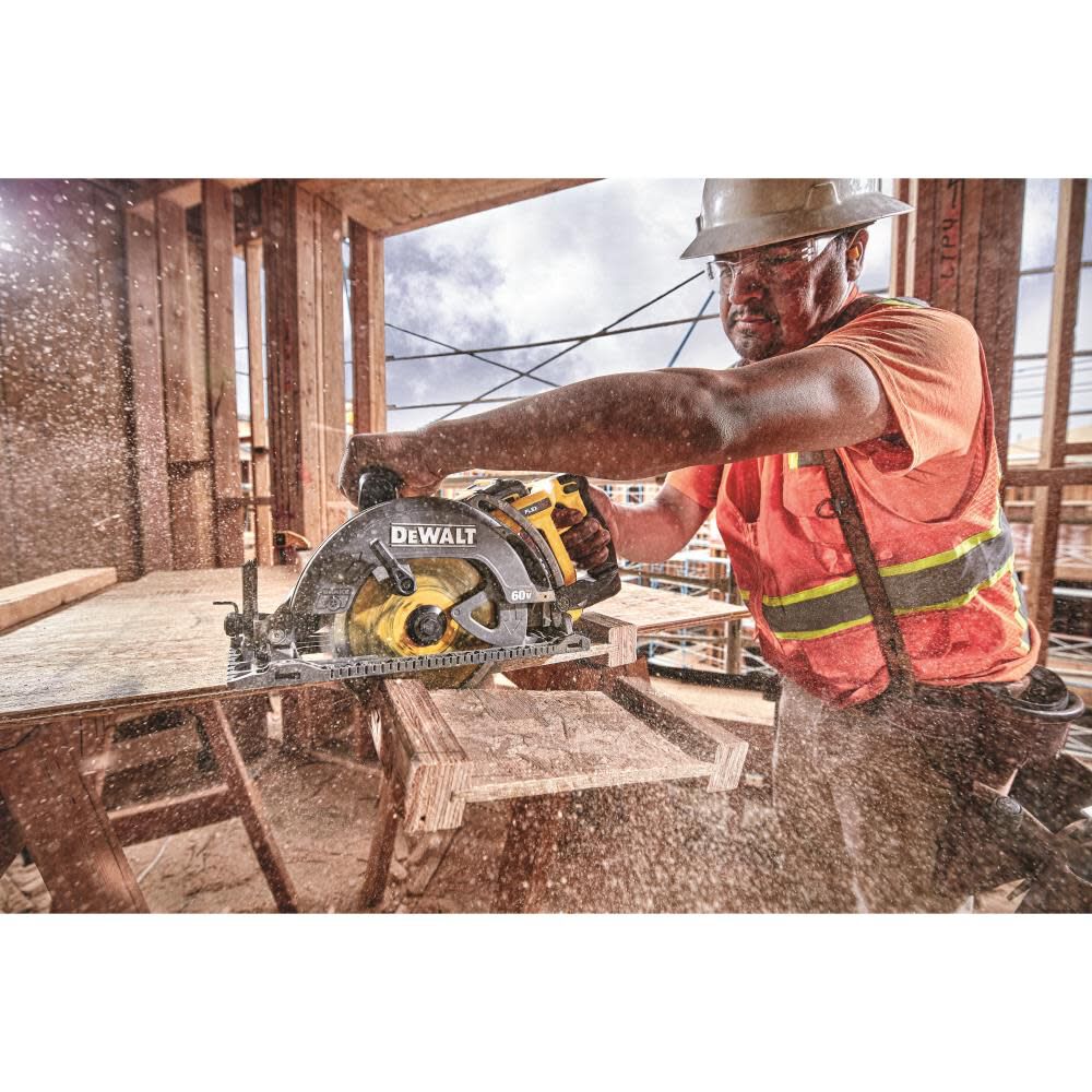 DeWalt DCS577X1 60V 7-1/4IN WORM DRIVE STYLE SAW KIT 9AH