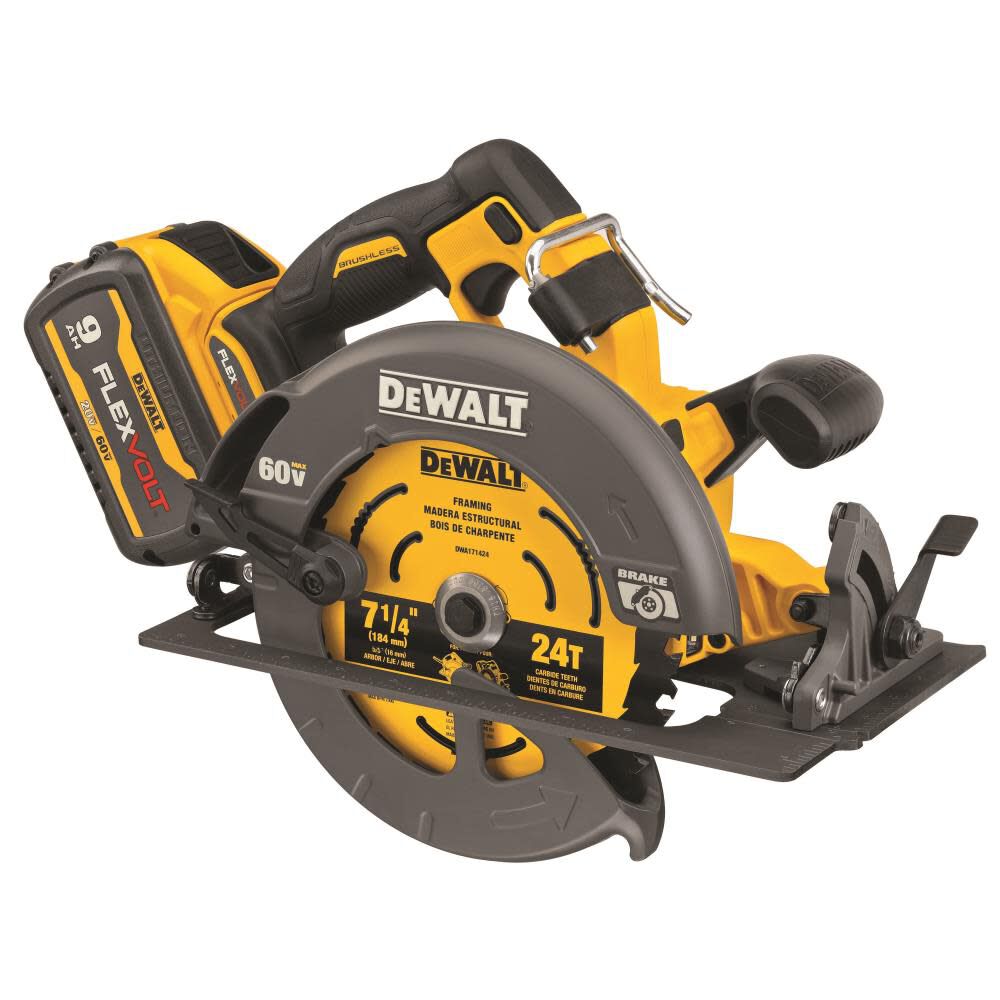 DeWalt DCS578X2 60V MAX 7-1/4 BRUSHLESS CIRC SAW K
