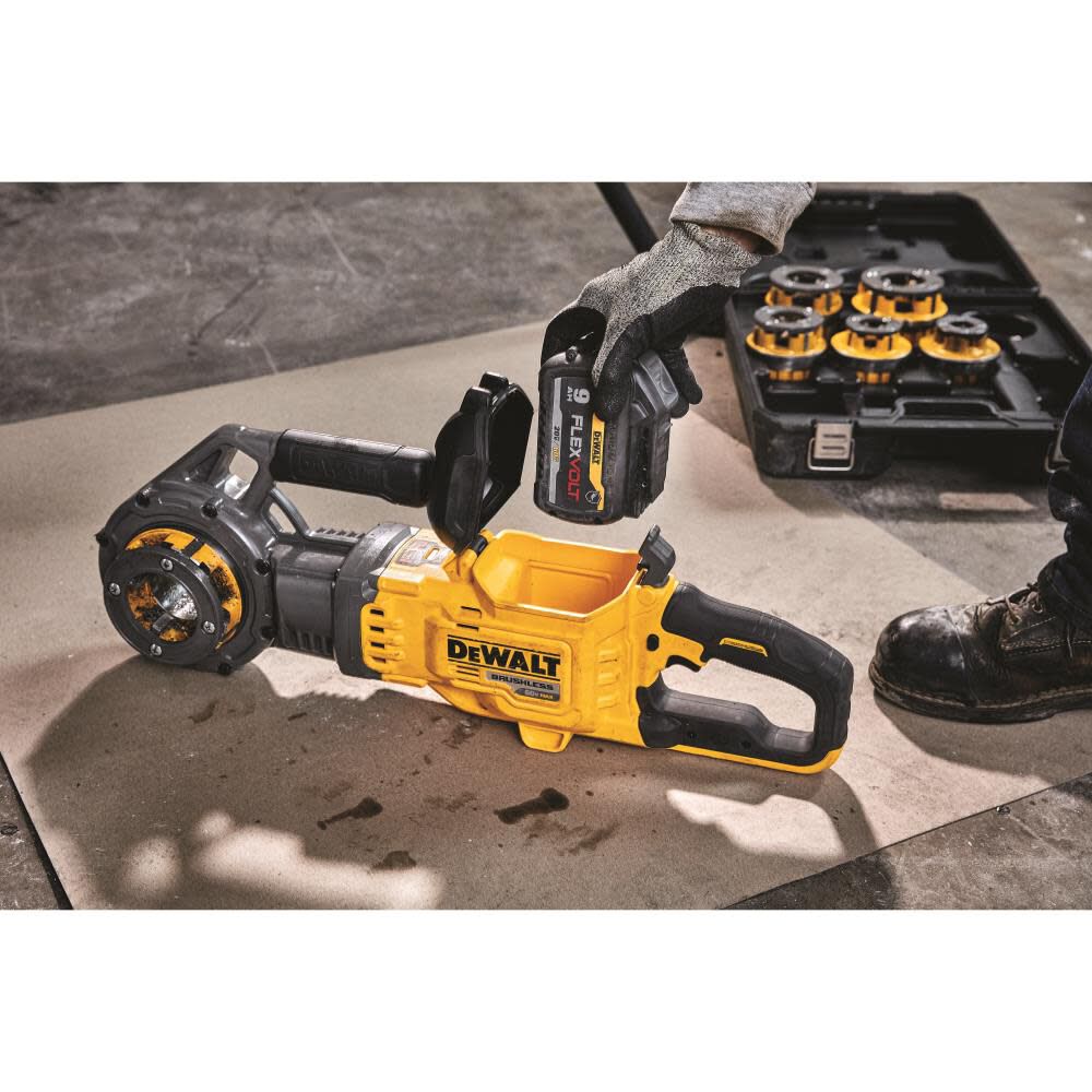 DeWalt DCE700X2 60V FLEXVOLT PIPE THREADER KIT