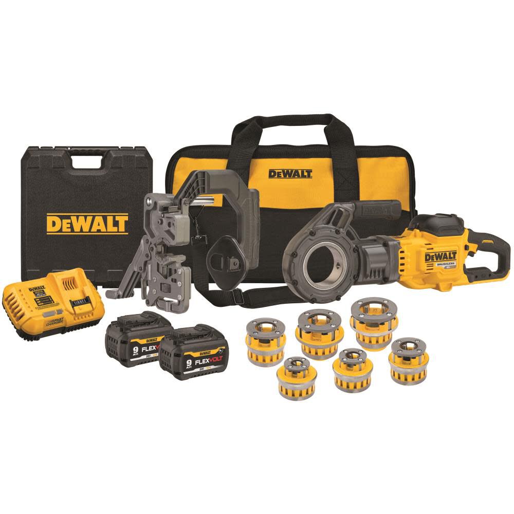 DeWalt DCE700X2K 60V FLEXVOLT PIPE THREADER KIT W/ HEADS