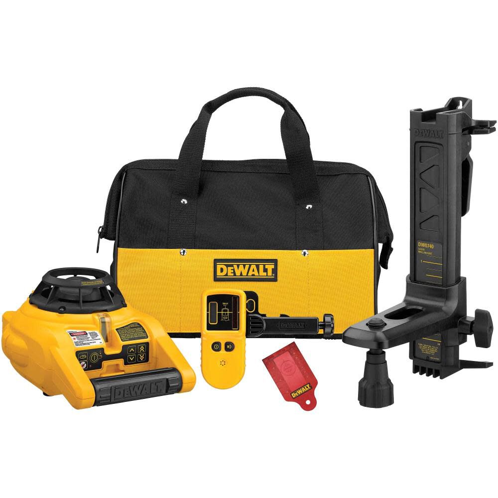 DeWalt DW074KD ALKALINE SELF-LEVELING ROTARY LASER - H