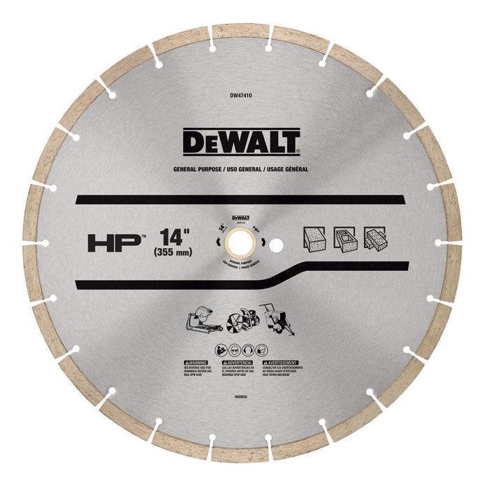 DeWalt DW47410 14IN SEGMENTED HP GENERAL PURPOSE