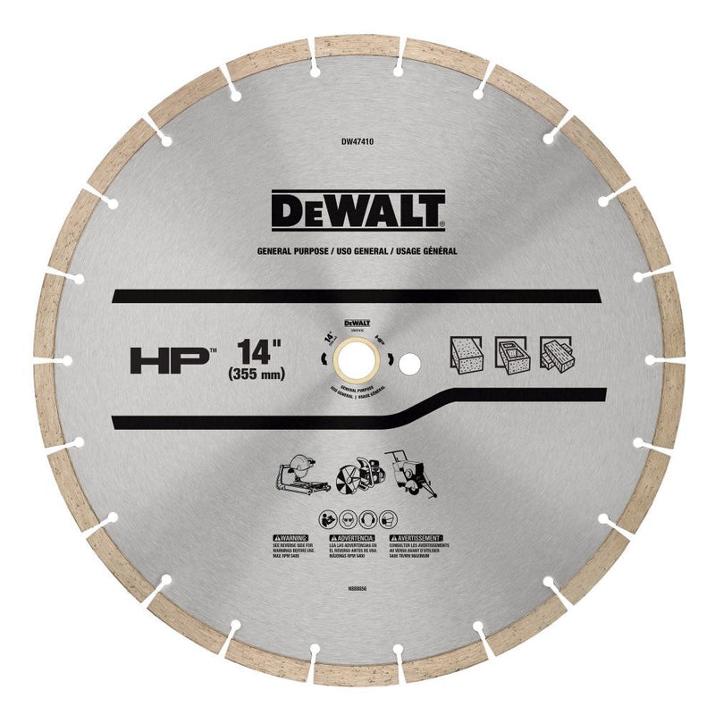 DeWalt DW47410 14IN SEGMENTED HP GENERAL PURPOSE