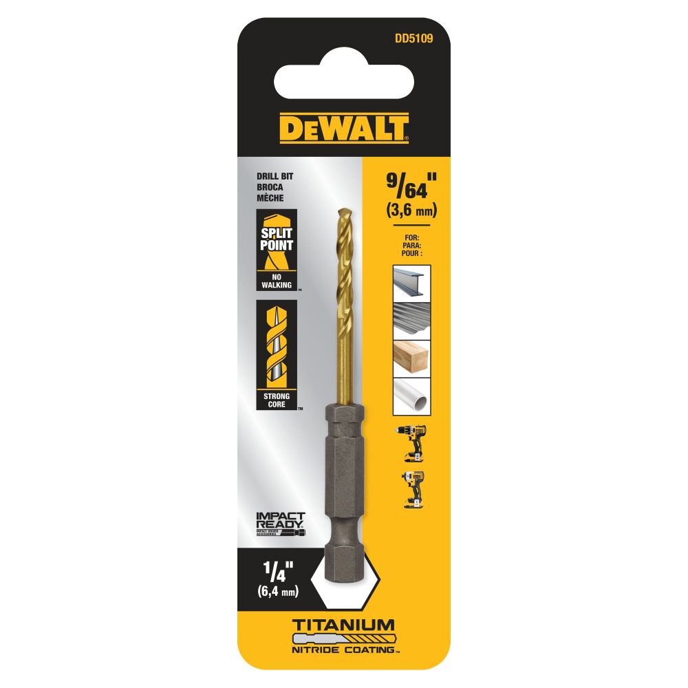 DeWalt DD5109 9/64 IN TITANIUM IR DRILL BIT