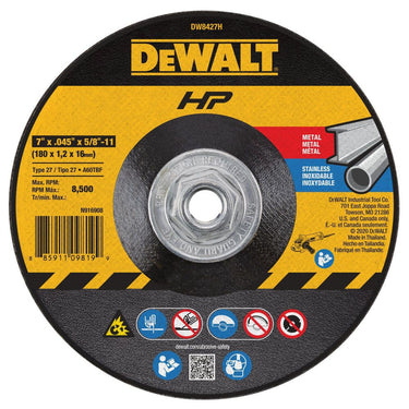 DeWalt DW8427H 7 x .045 x 5/8-11 HP T27 Cutting