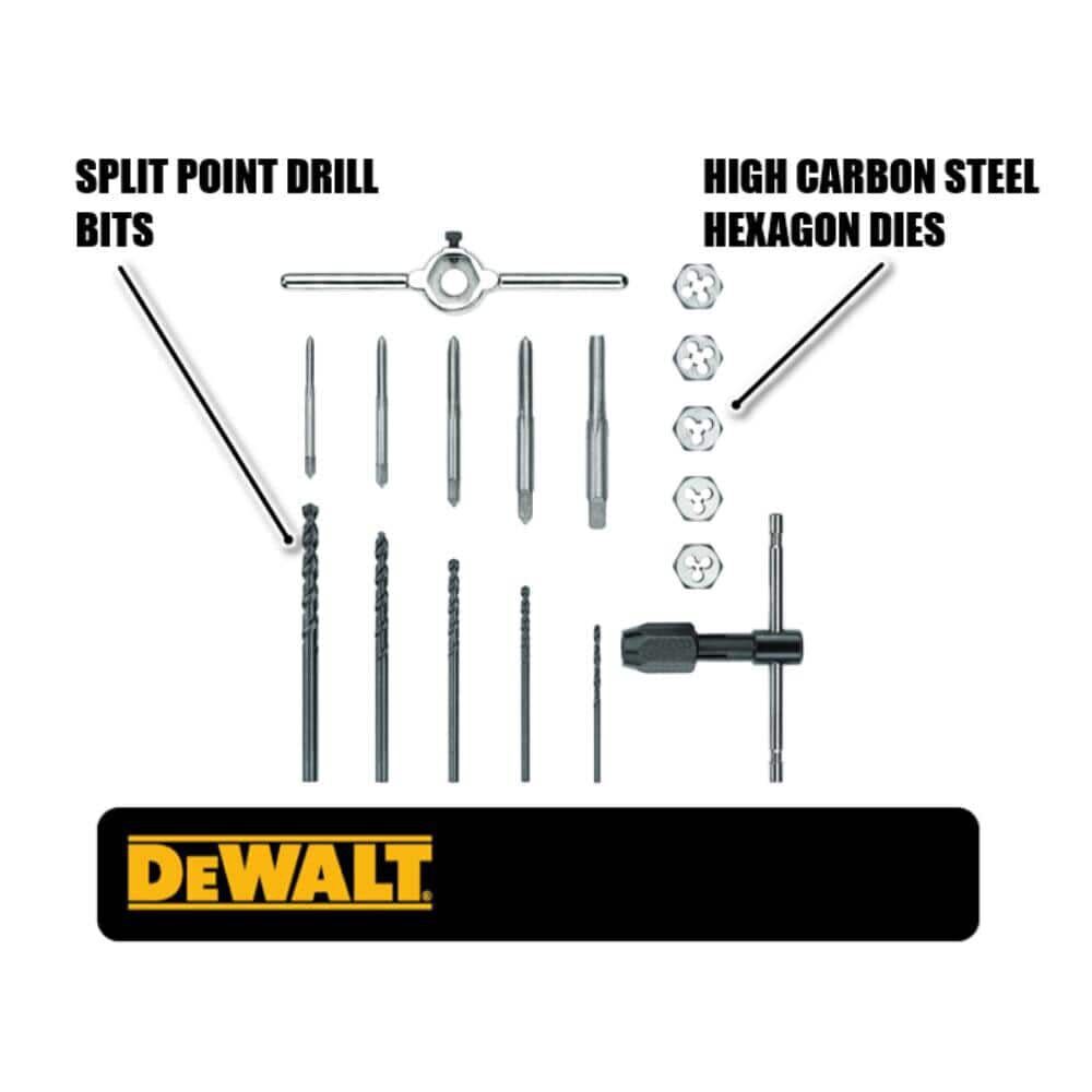 DeWalt DWA1450 17 PC METRIC TAP & DIE SET