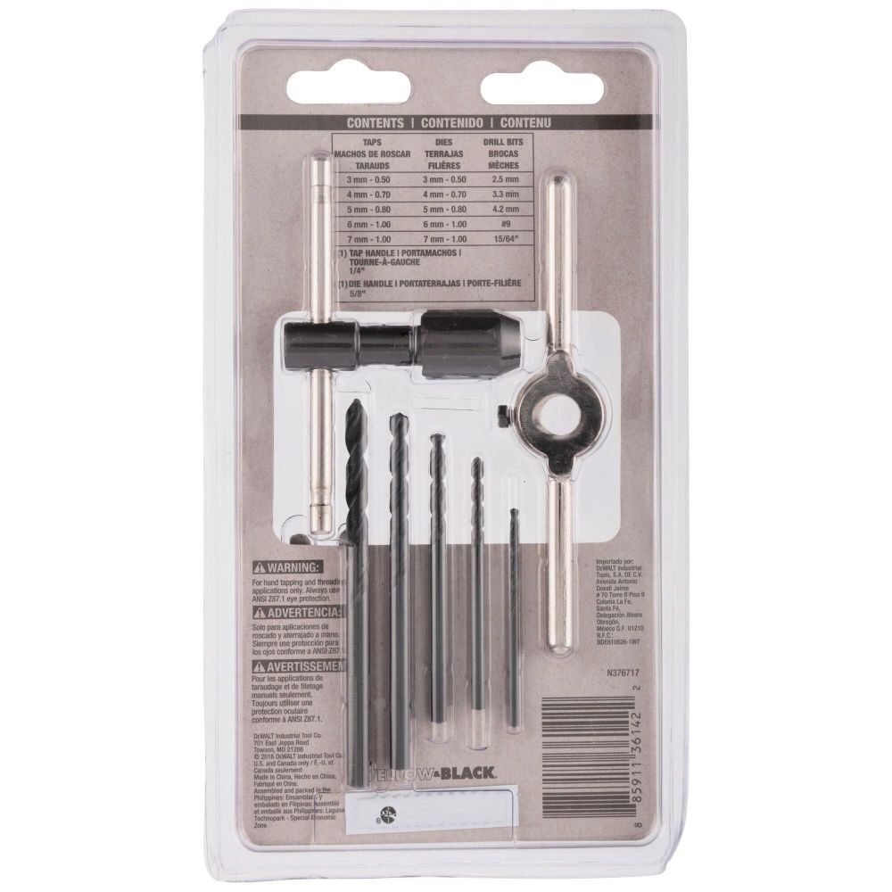 DeWalt DWA1450 17 PC METRIC TAP & DIE SET