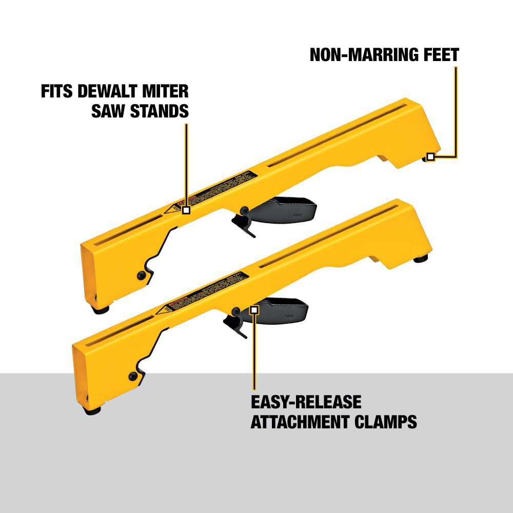 DeWalt DW7231 MITER SAW STAND MOUNTING BRACKETS