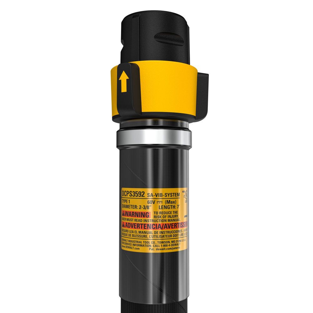 DeWalt DCPS3592 2.25IN VIBRATOR HEAD-7FT SHAFT
