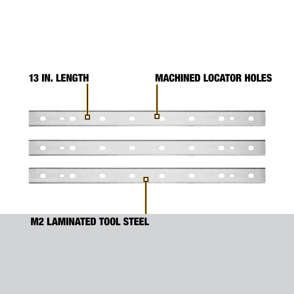 DeWalt DW7352 13IN DISPOSABLE PLANER KNIVES (DW735)